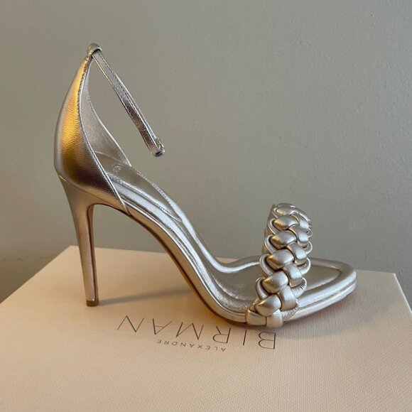 Alexandre Birman Shoes - Gold Braided sandals